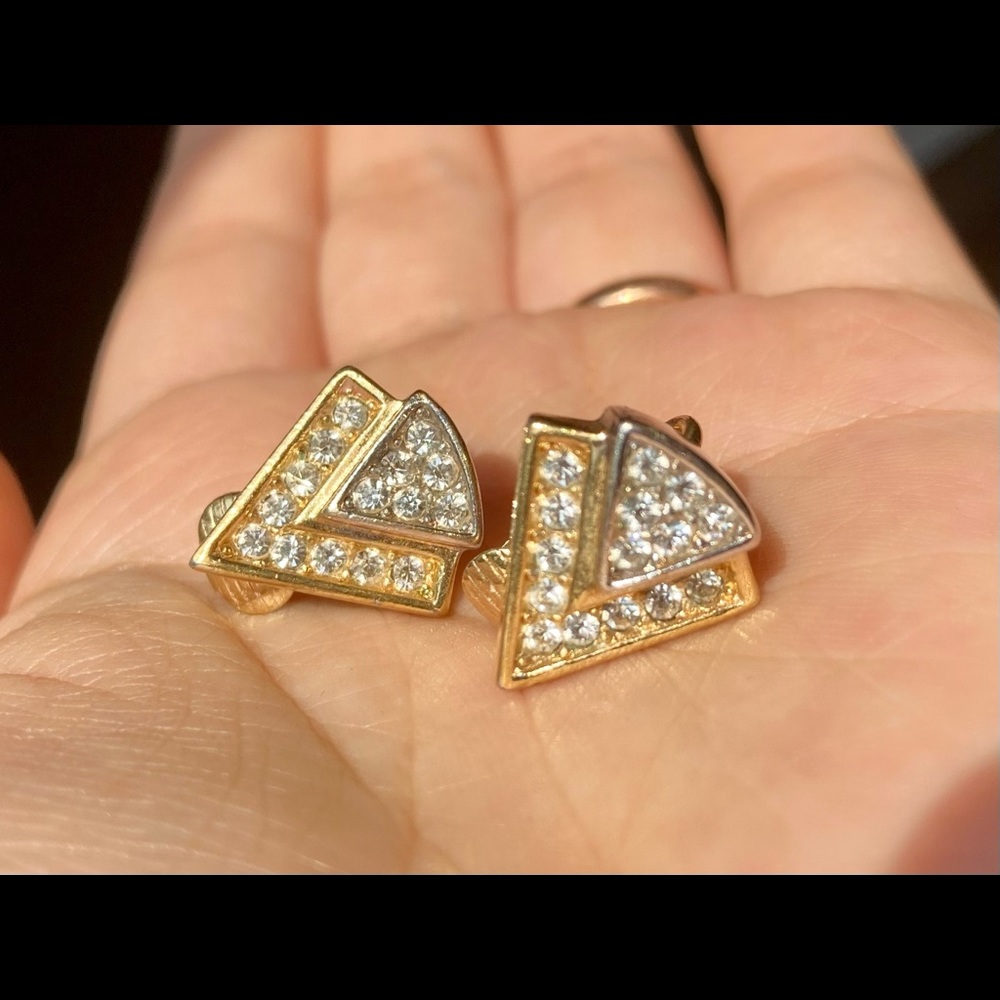 Dior vintage clip on earrings